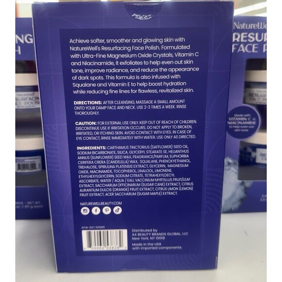 2-pack of NatureWell Resurfacing Face Polish OLSHB - Picture 2 of 2
